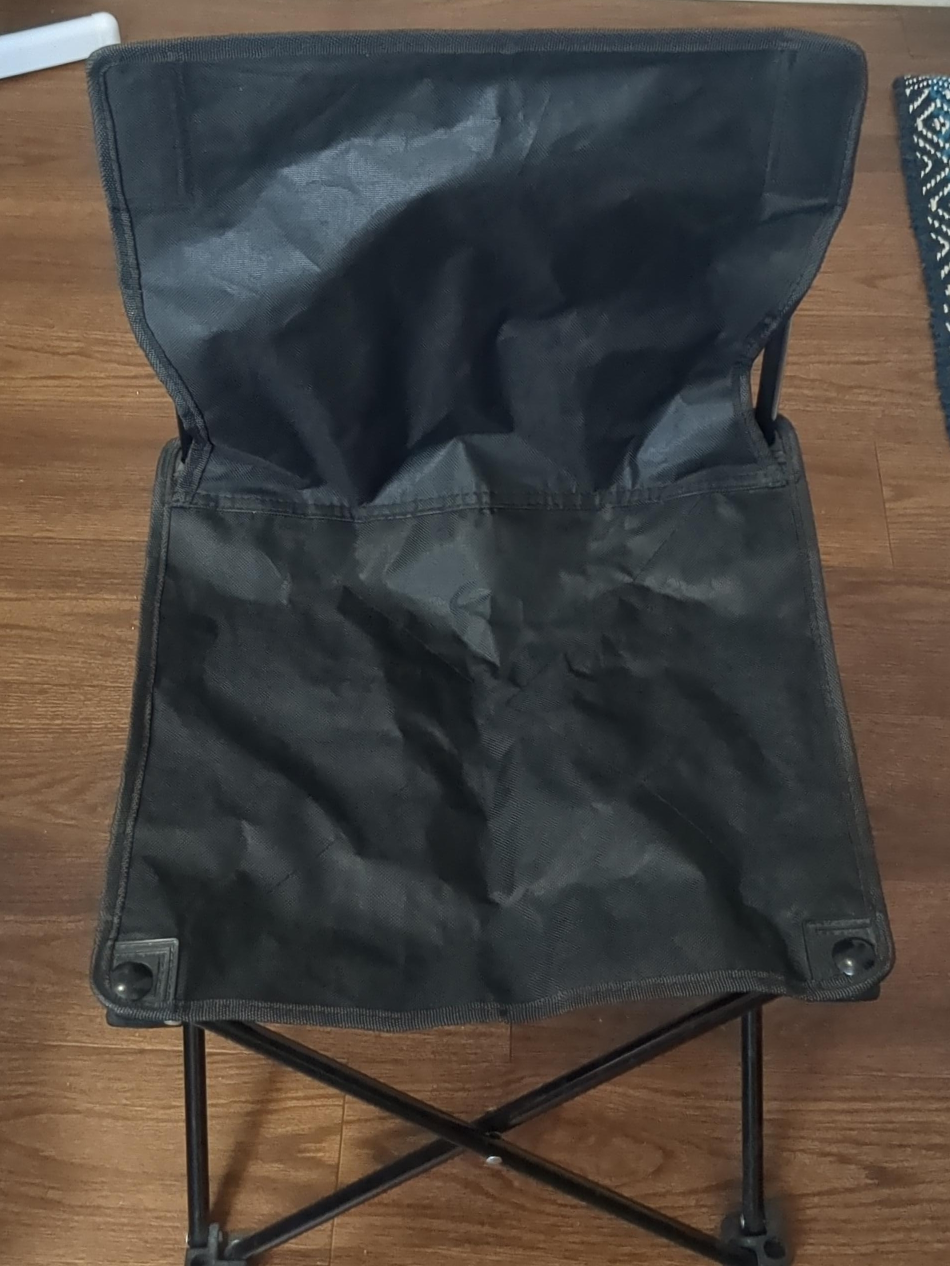 Black Folding Camping Chair