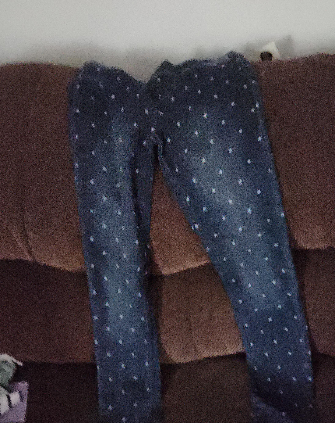 Blue Jeans with White Star Pattern thumbnail
