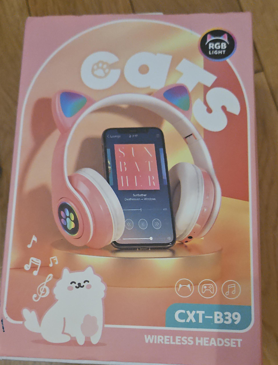 Cats CXT-B39 Wireless Headset - RGB Light thumbnail