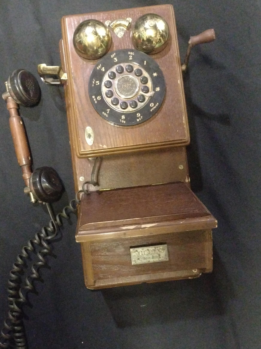 Vintage Thomas America Corp. PP-90CH Rotary Wall Phone thumbnail
