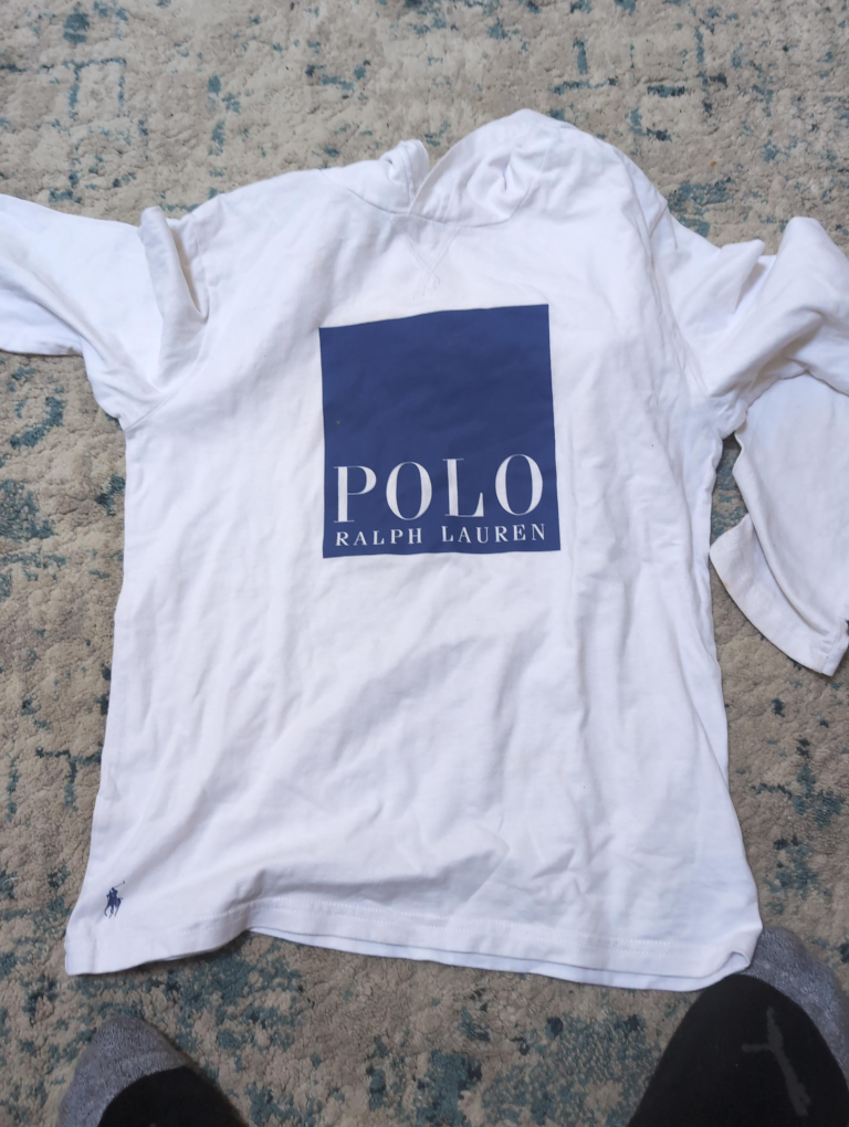 Polo Ralph Lauren White Hoodie