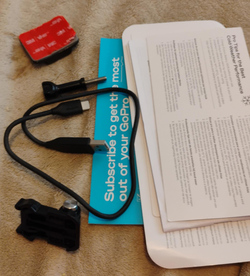 GoPro Accessories - Mount, Cable, 3M Adhesive