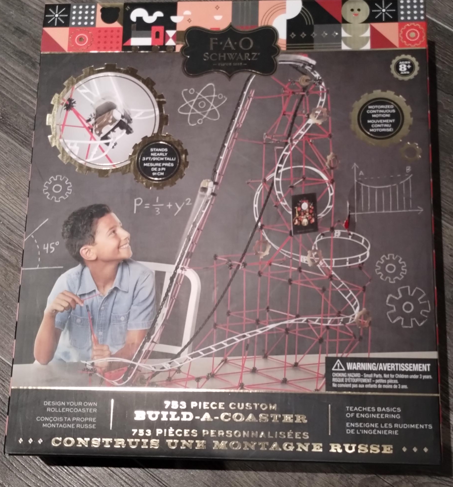 FAO Schwarz 753 Piece Custom Build-A-Coaster