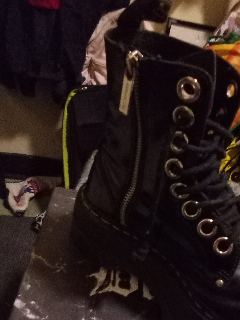 Black lace-up boots Dr.Marton thumbnail
