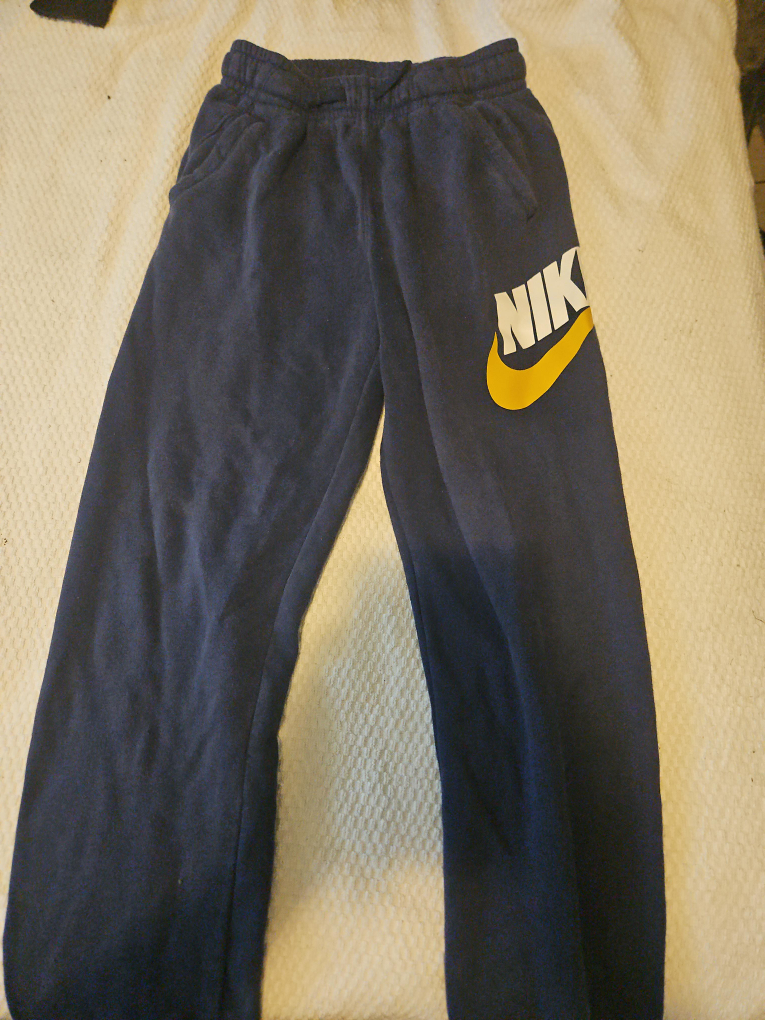 Nike Blue Sweatpants with Logo thumbnail