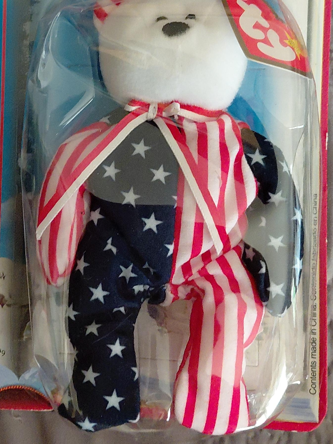 Ty Beanie Baby - 1996 Glory Bear NWT thumbnail