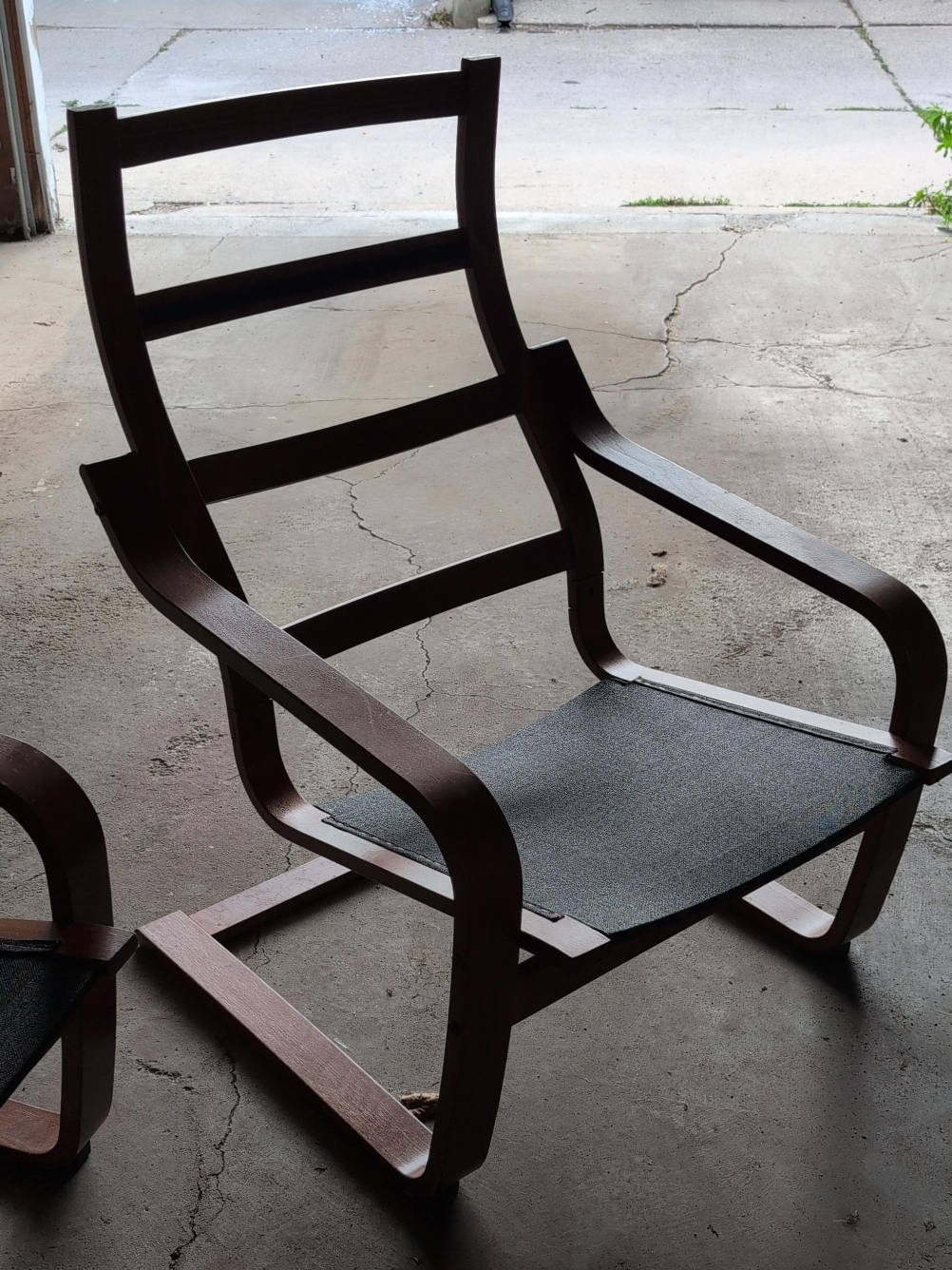 IKEA Lounge Chair - Brown frame x 2