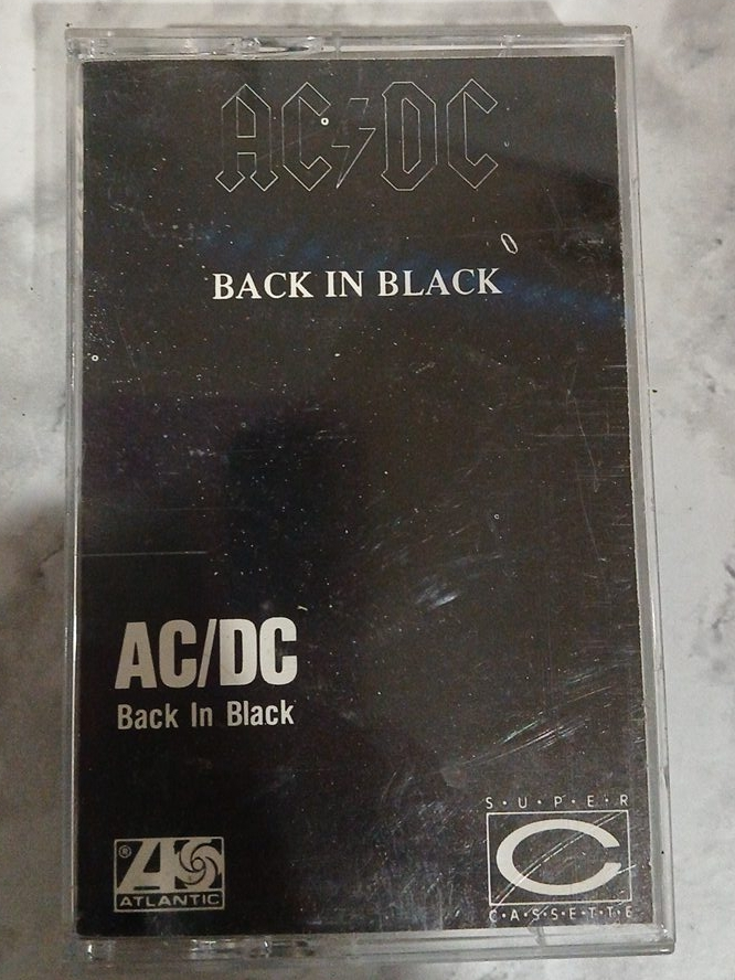 AC/DC Back in Black Cassette Tape thumbnail