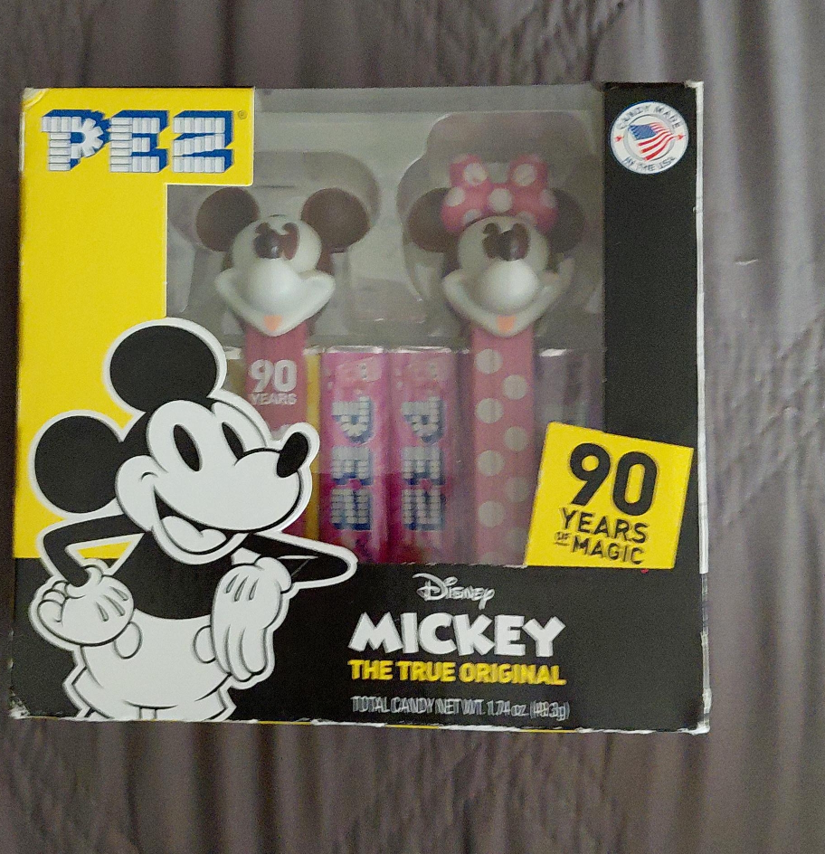 PEZ Disney Mickey & Minnie 90 Years of Magic Candy Dispenser thumbnail