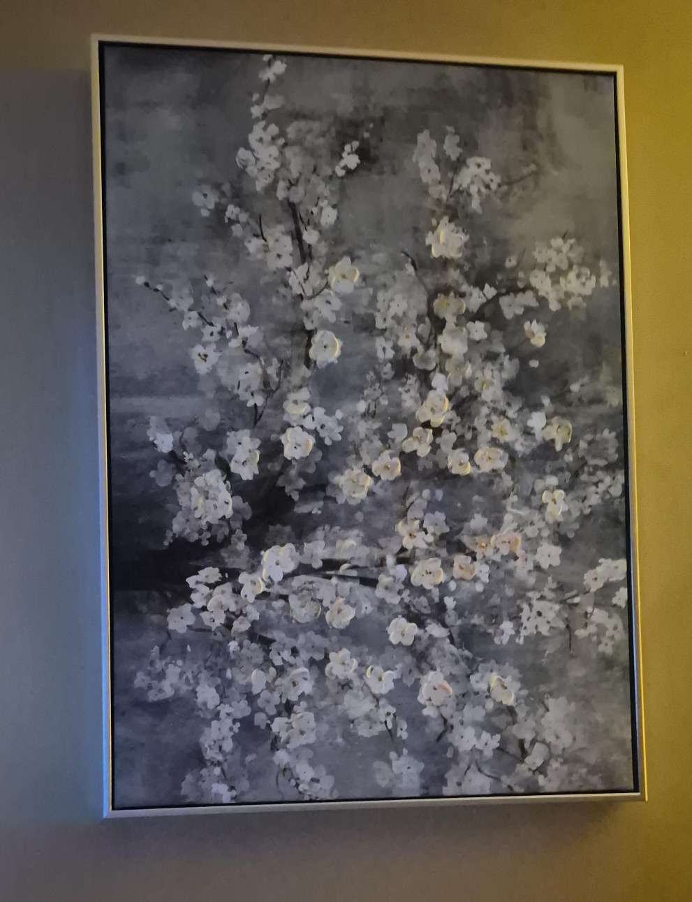 Floral Wall Art - White Flowers thumbnail