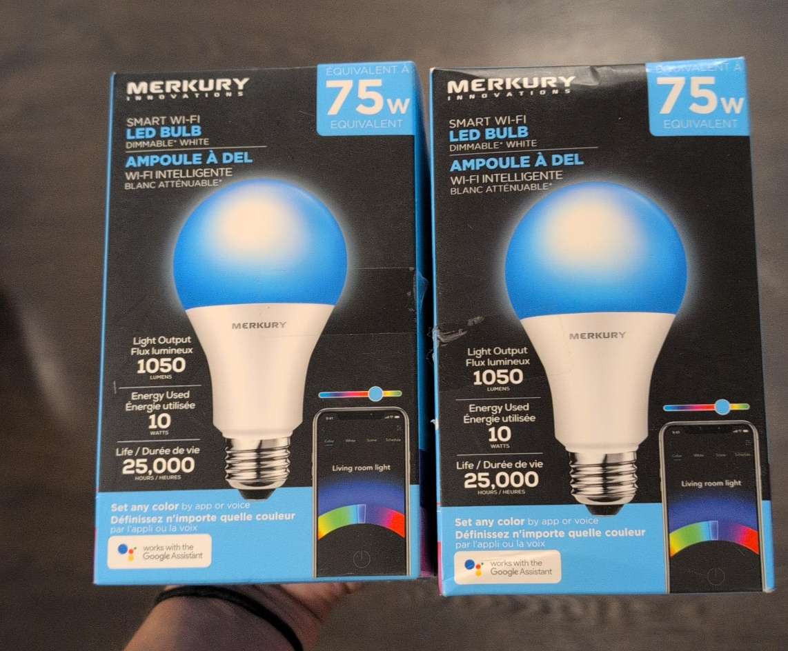 Smart Wi-Fi LED Bulb - set of 2