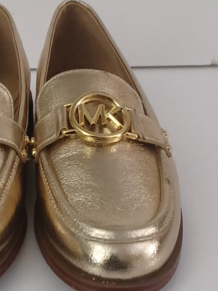 Michael Kors Gold Loafers 7.5 thumbnail