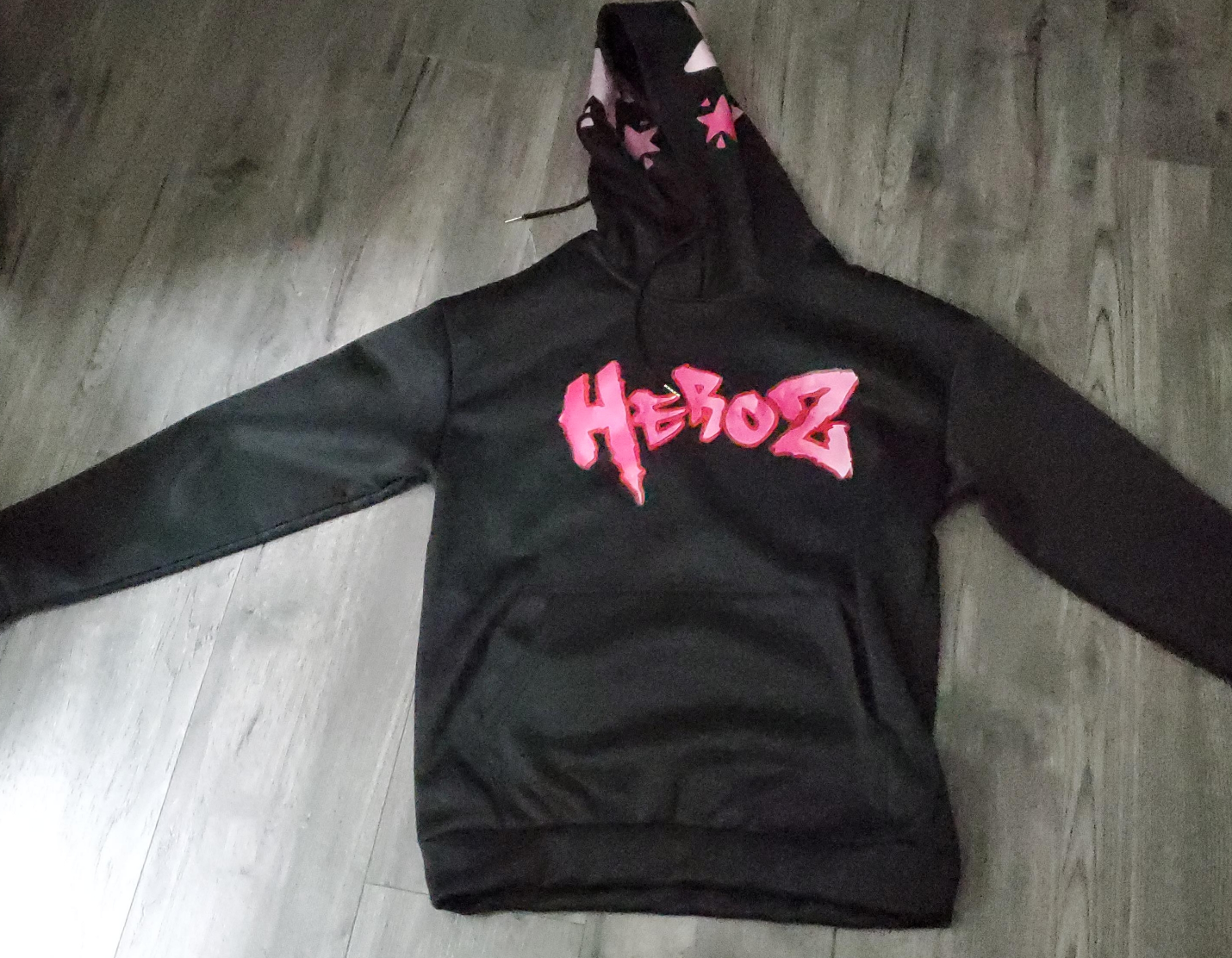 Heroz Black Hoodie thumbnail