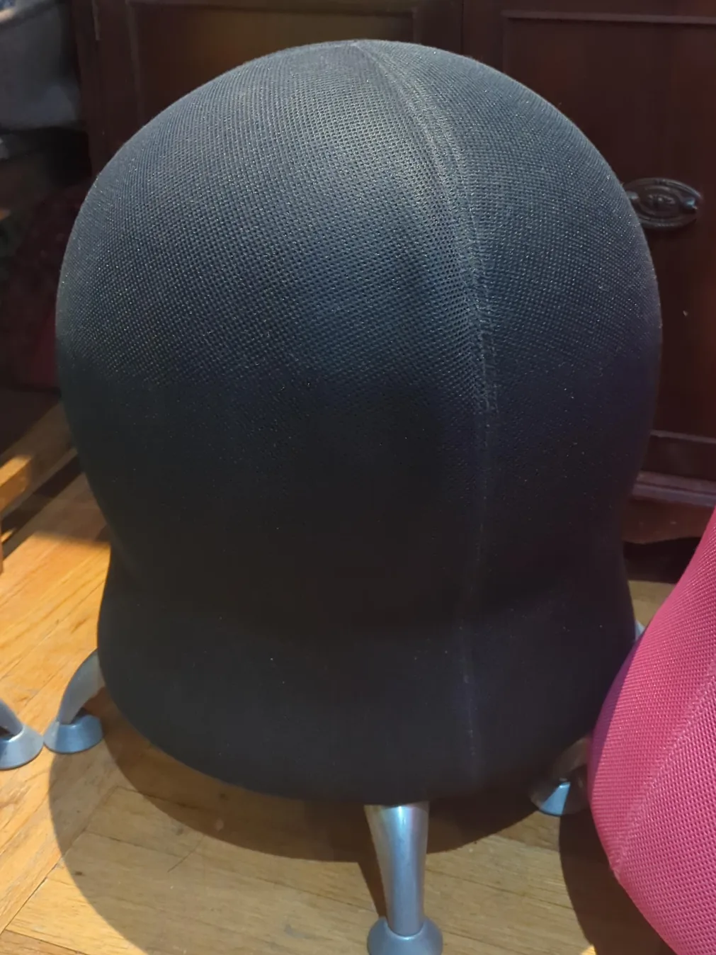 Black Gaiam Balance Ball Chair