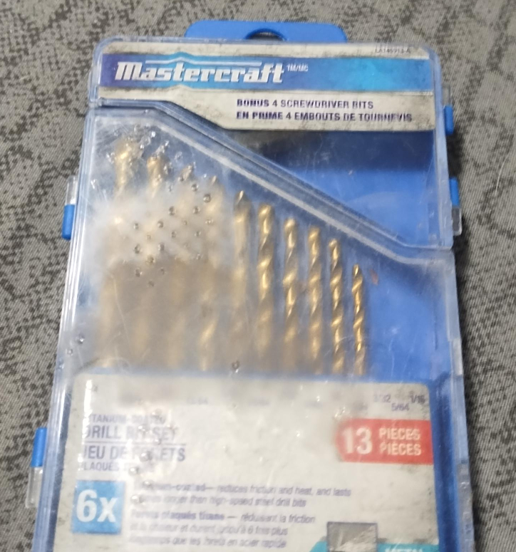 Mastercraft 13-Piece Titanium Drill Bit Set thumbnail