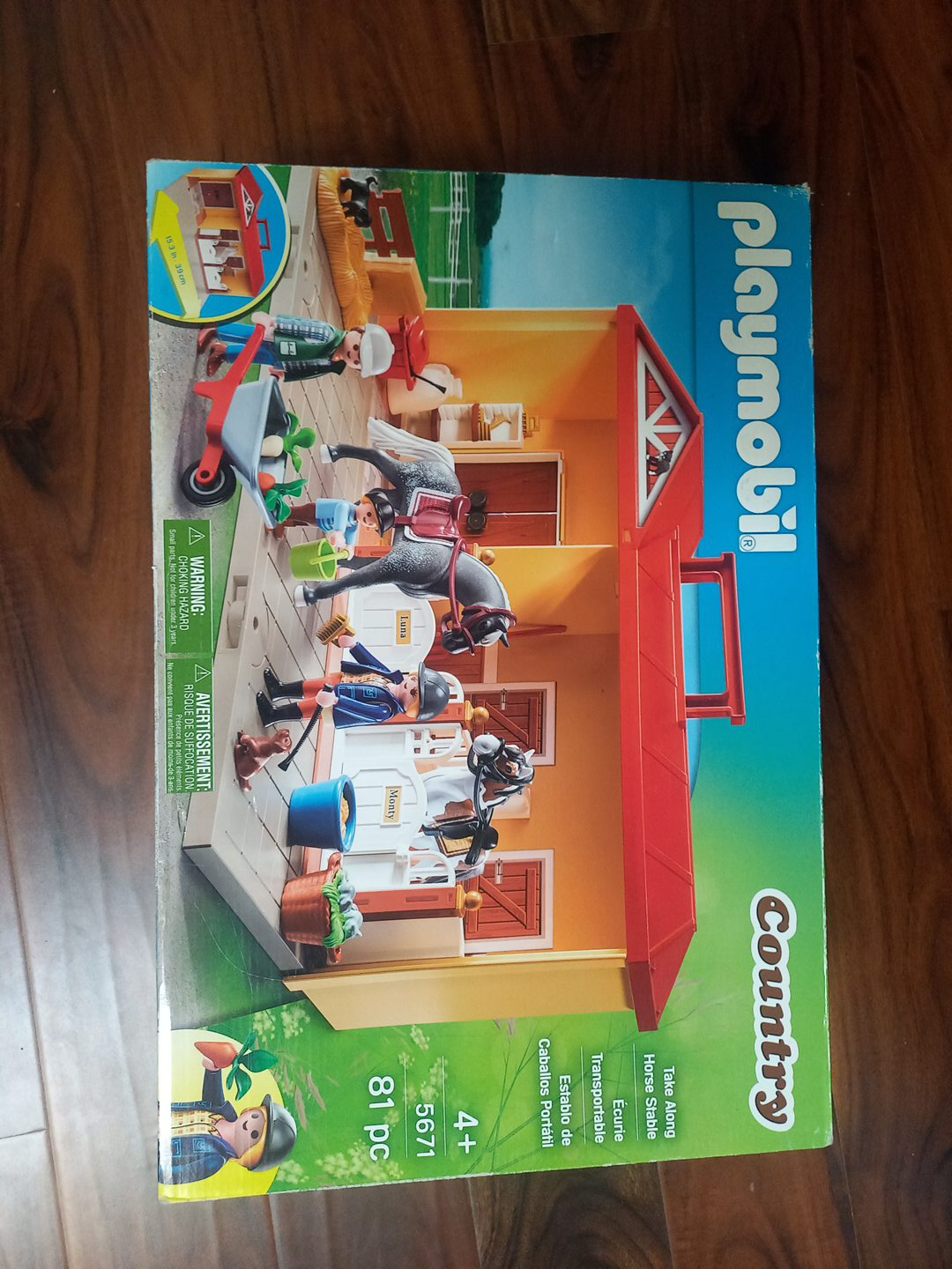Playmobil Country Take Along Horse Stable 5671 thumbnail