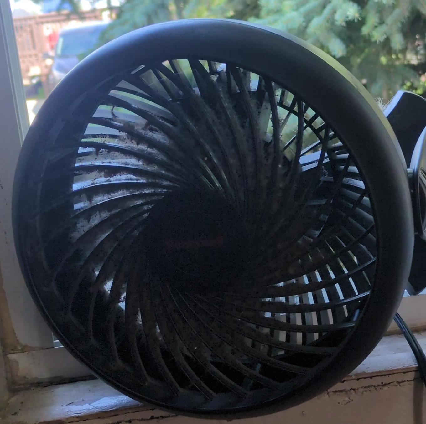 Used Black Desk Fan thumbnail
