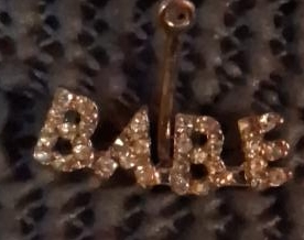 Babe Rhinestone Pin