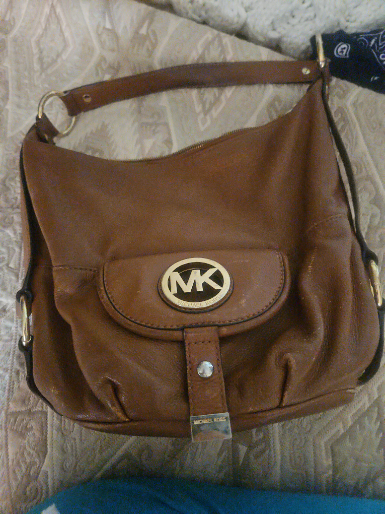 VTG Michael  Kors Boho Collection Leather  Bag thumbnail