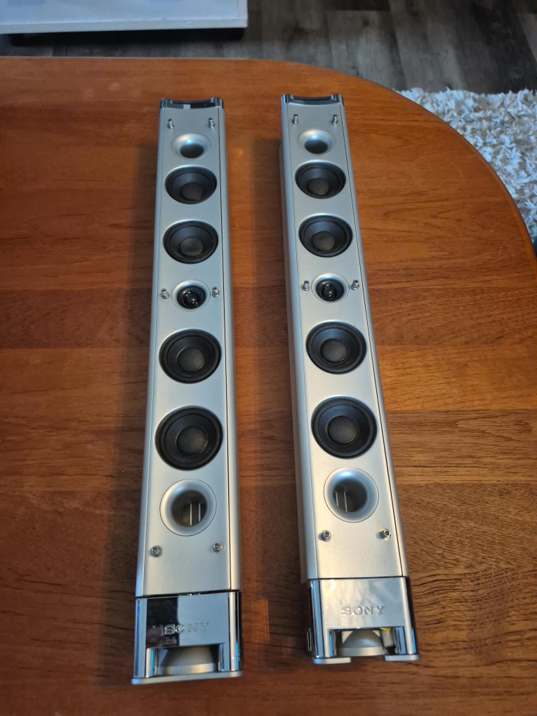 Sony Tower Speakers - Silver thumbnail
