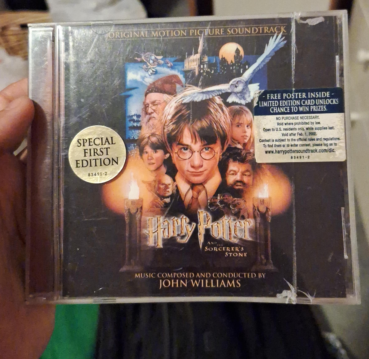 Harry Potter and the Sorcerer's Stone Soundtrack CD thumbnail
