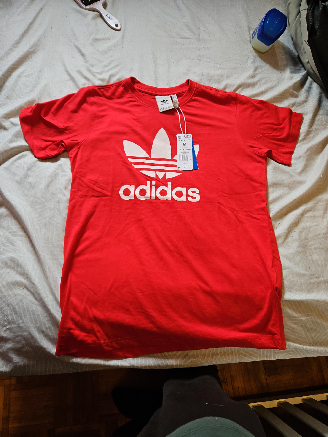Adidas Trefoil T-Shirt - Red, Size M