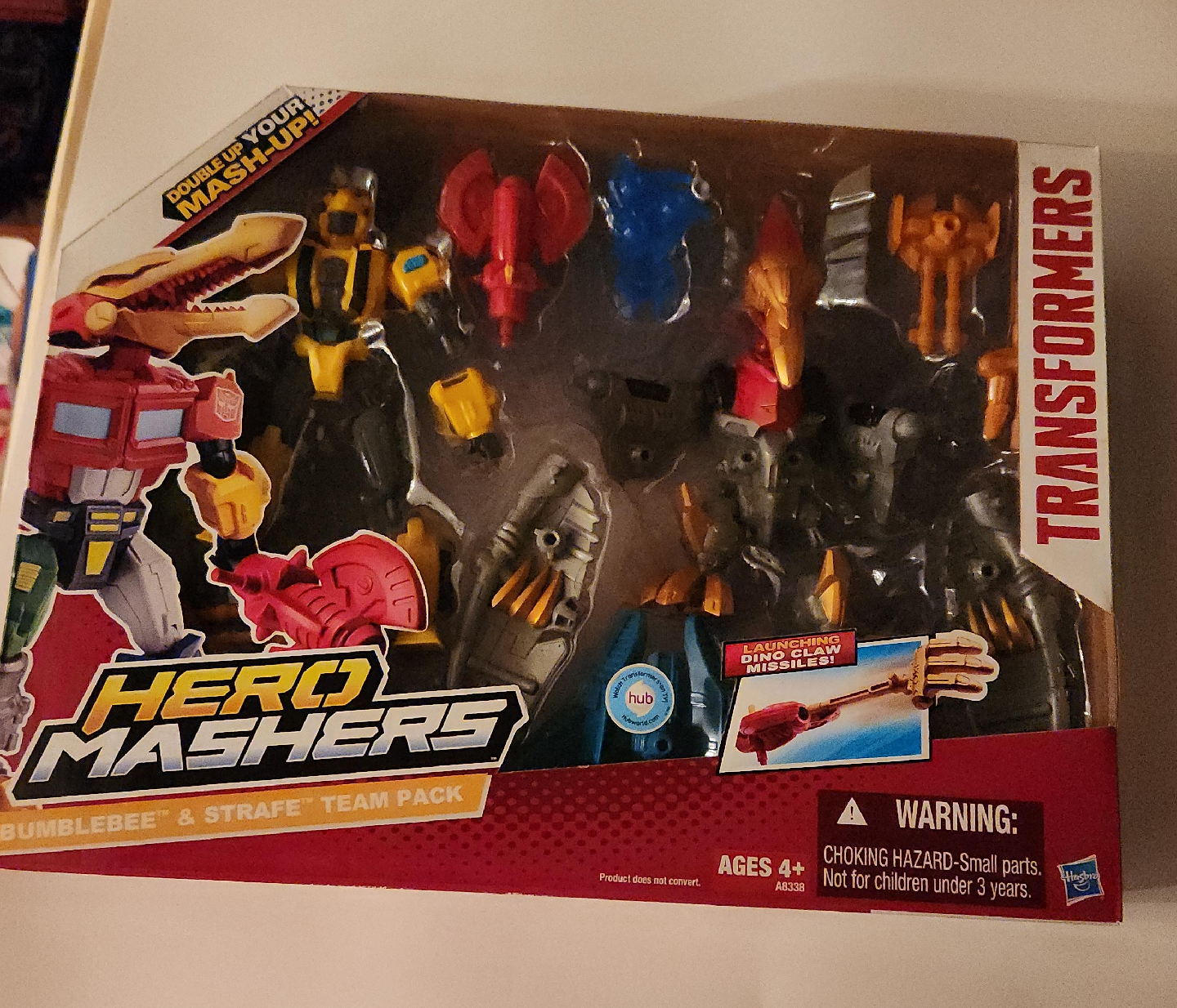 Transformers Hero Mashers Bumblebee & Strafe Team Pack thumbnail