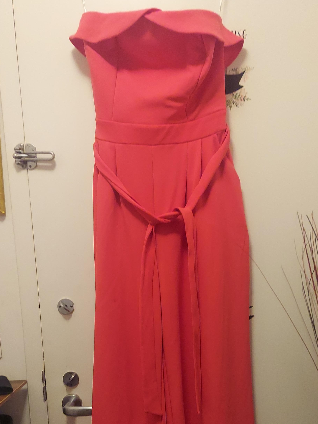 Coral Strapless Jumpsuit thumbnail