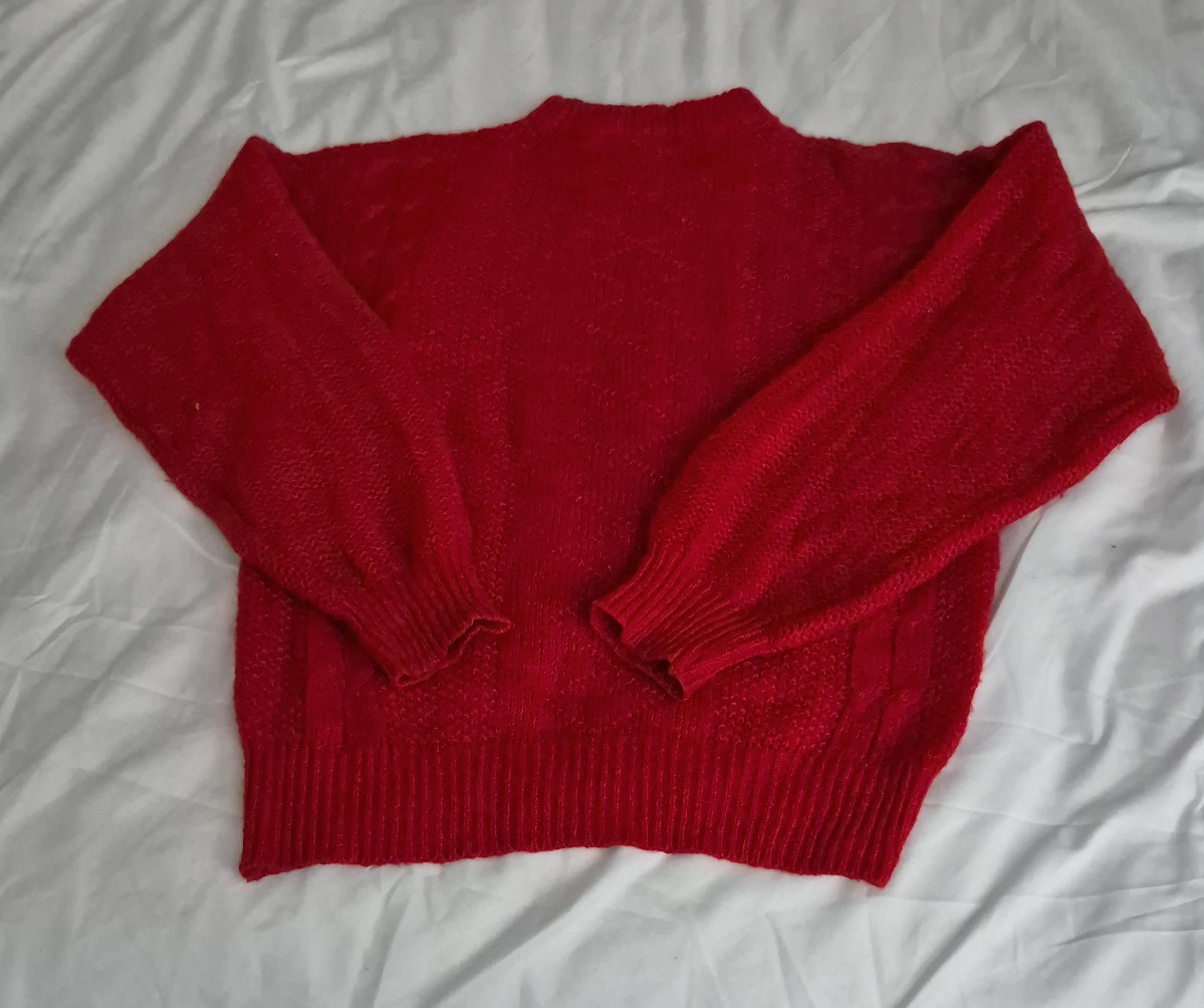 Red Knit Sweater🥕