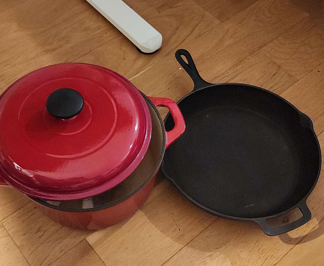 Lodge Cast Iron Skillet and Dutch Oven thumbnail