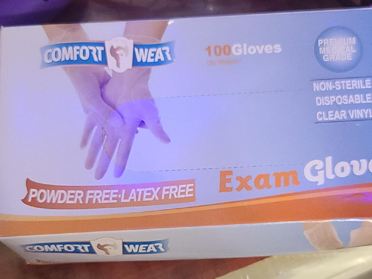 Comfort Wear Exam Gloves - Powder & Latex Free thumbnail