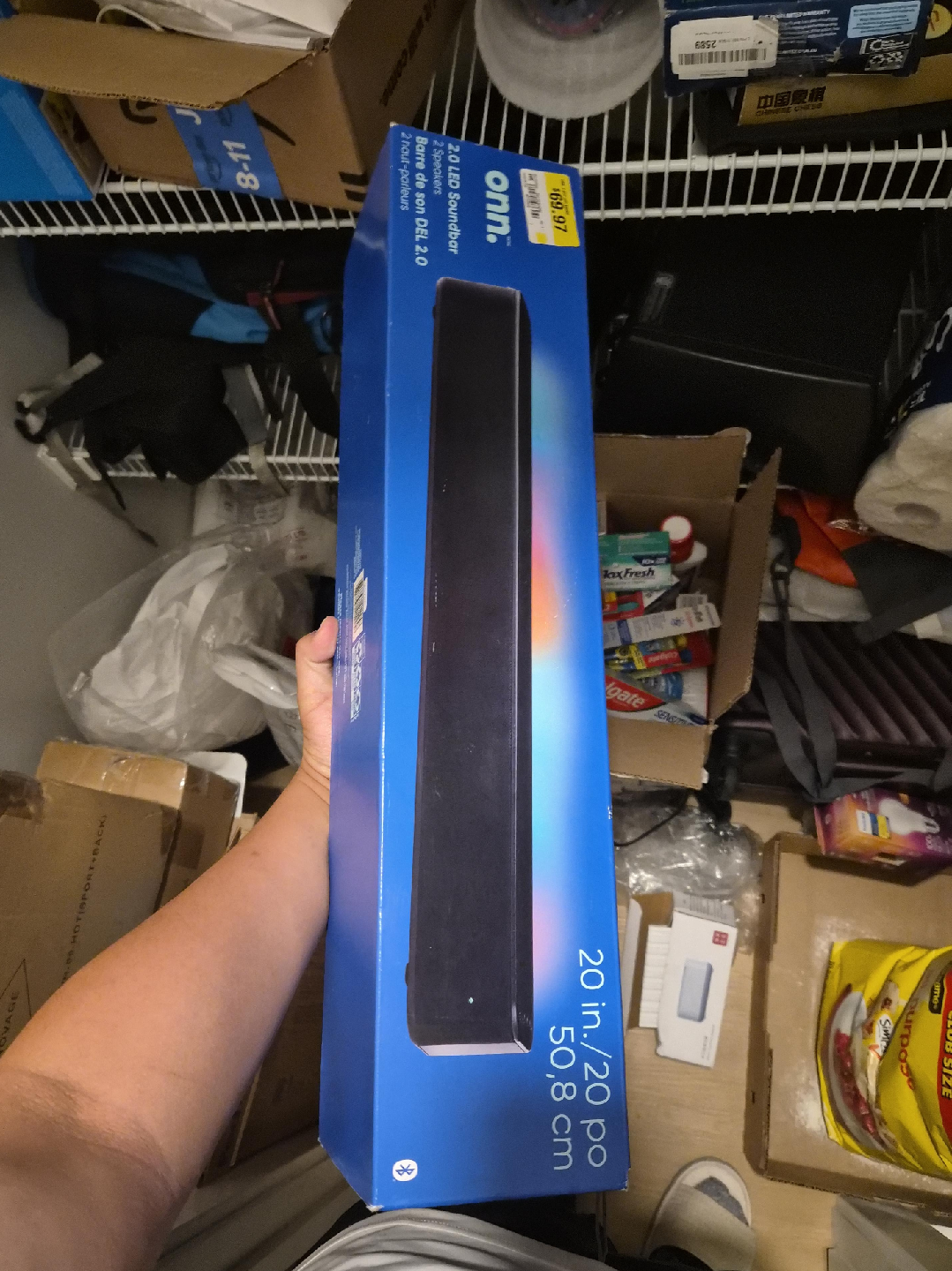 onn. 2.0 LED Soundbar - 20 inch