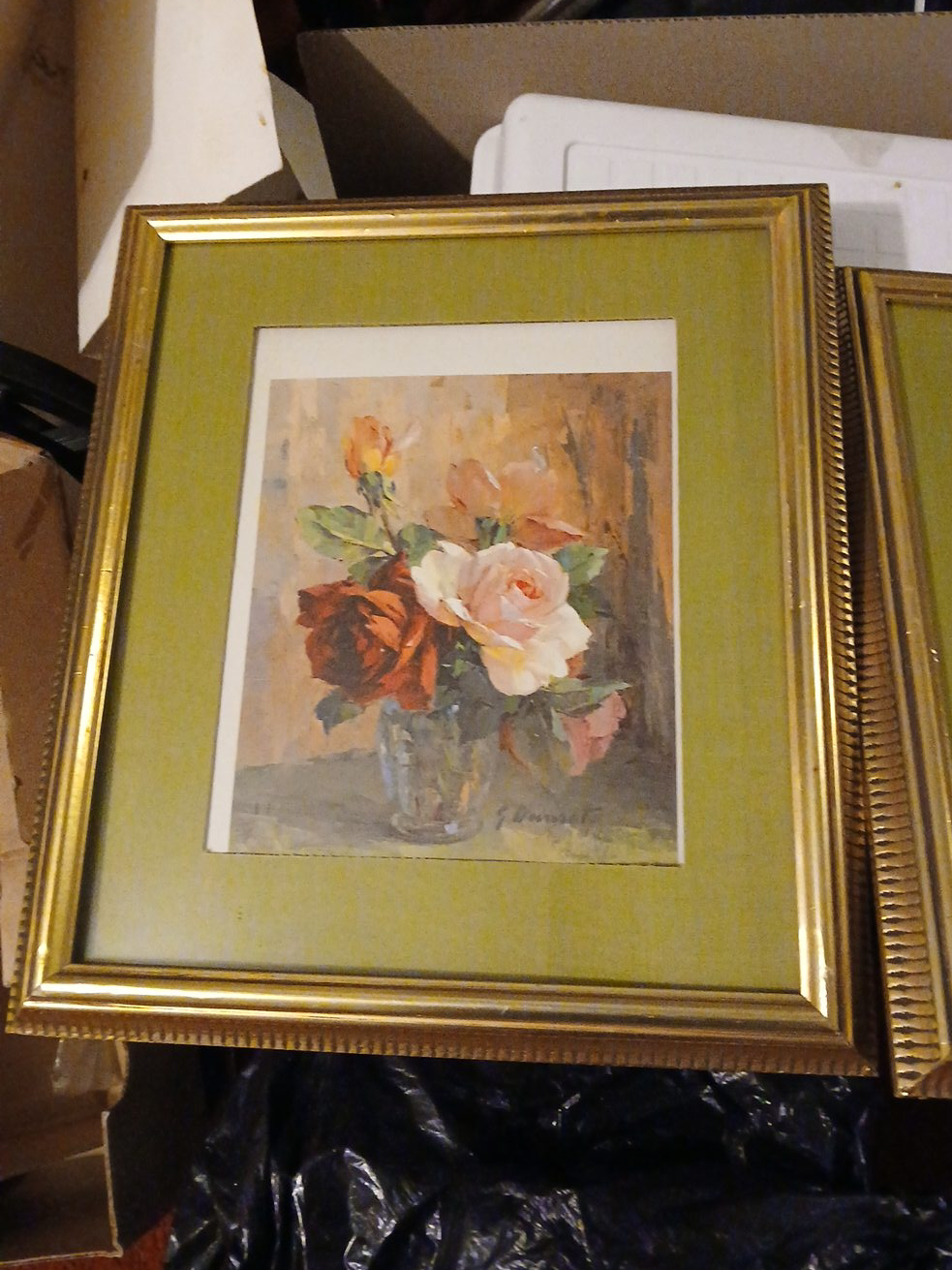 Framed Floral Print thumbnail