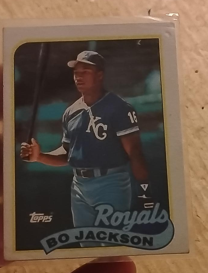 Topps Bo Jackson Royals Baseball Card thumbnail