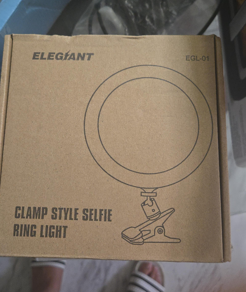 Elegiant EGL-01 Clamp Style Selfie Ring Light thumbnail