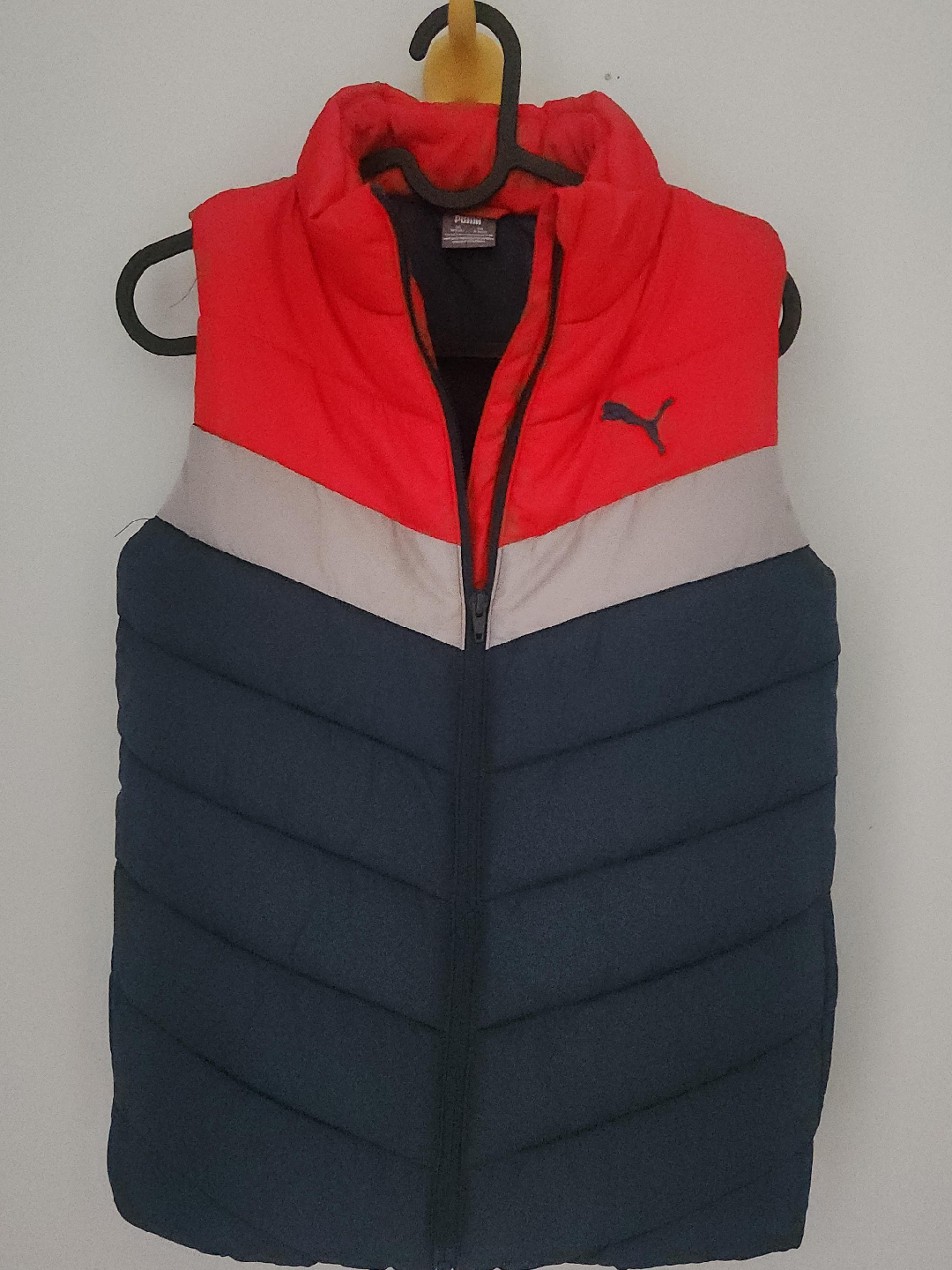 Puma Padded Vest - Red, Blue, & Grey thumbnail