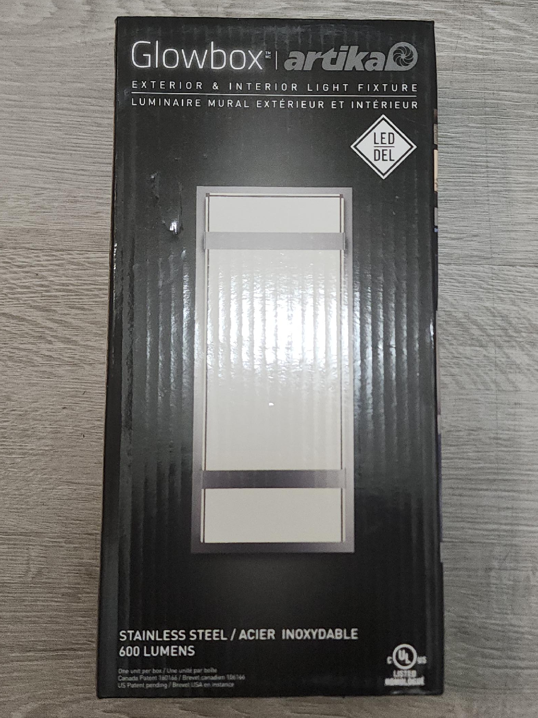 Artika Glowbox LED Exterior/Interior Light Fixture - NEW! thumbnail