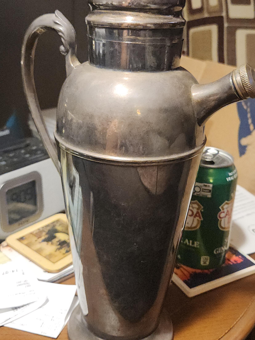 Vintage Silver Cocktail Shaker