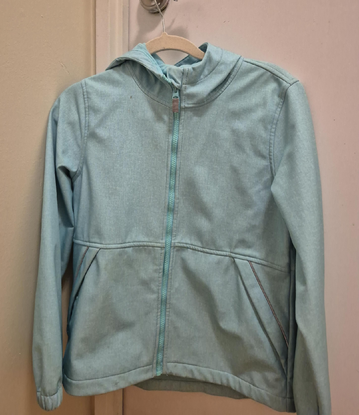 Kids' Light Blue Hooded Jacket thumbnail