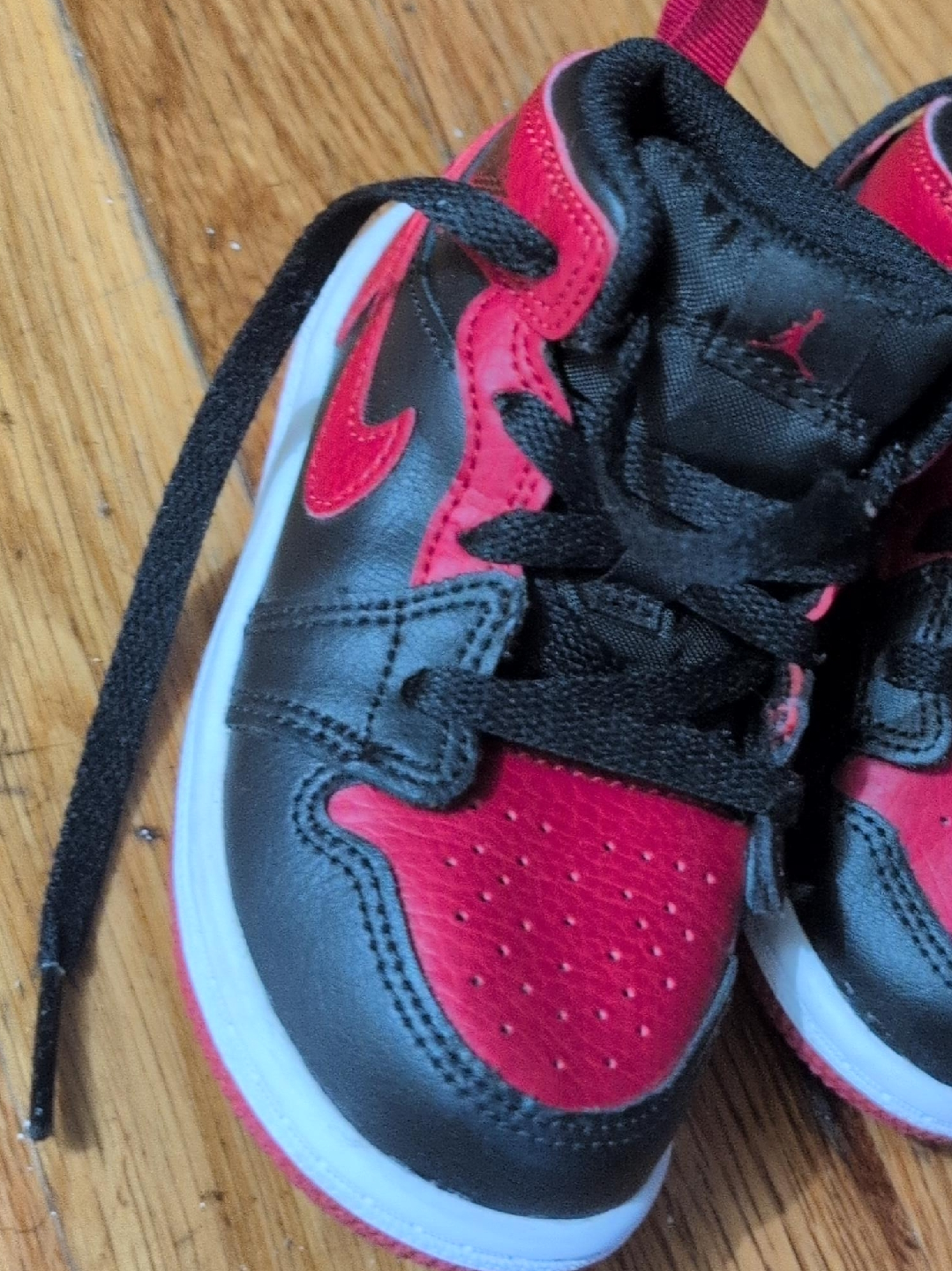 Air Jordan 1 Toddler Shoes - Red/Black thumbnail
