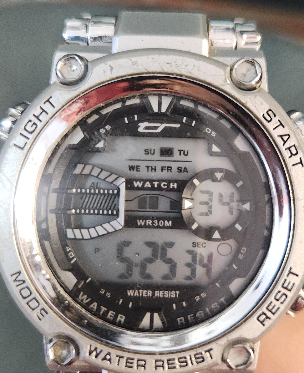 Digital Watch WR30M Water Resist thumbnail
