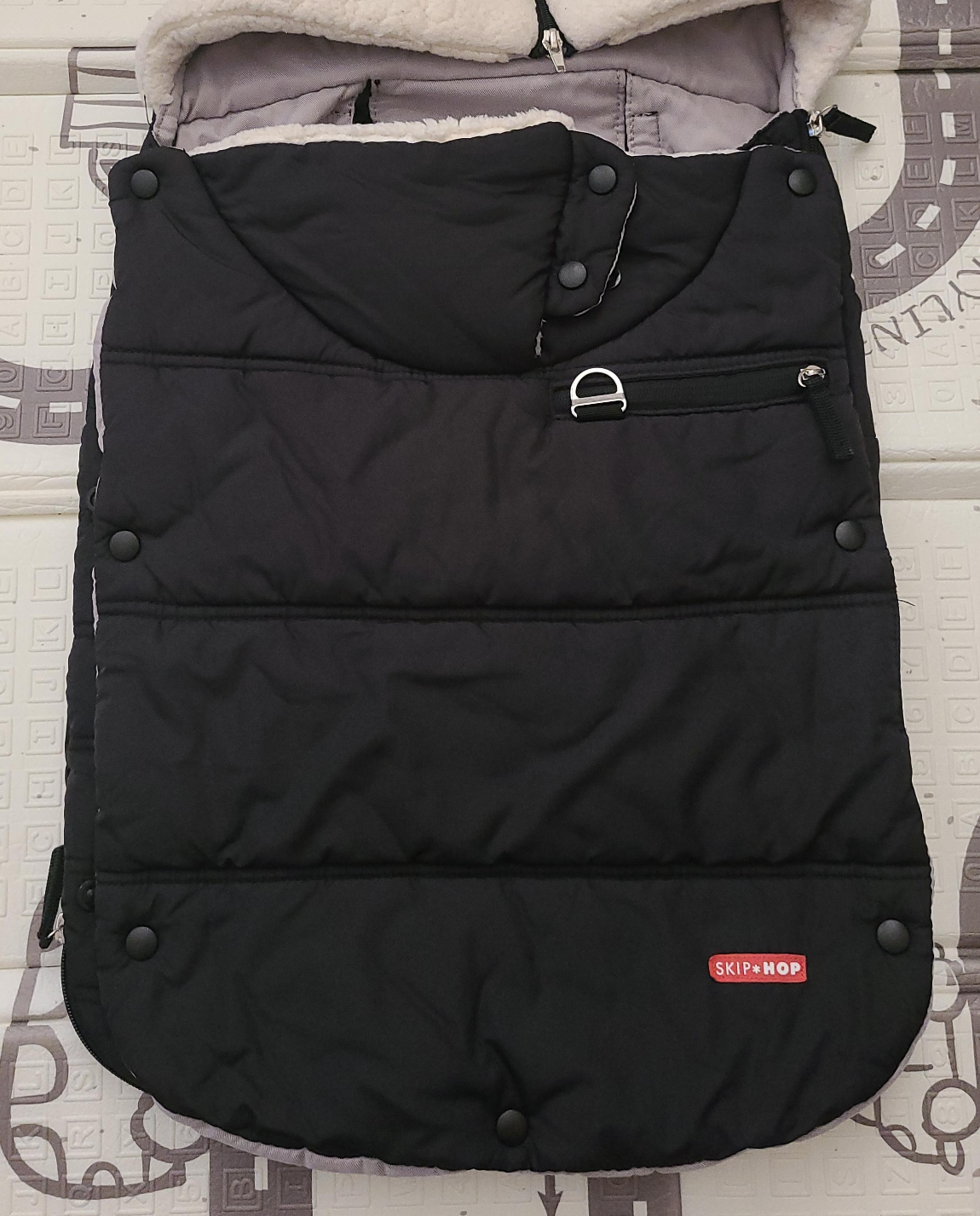 Skip Hop Stroll & Go Three-Season Footmuff - Black thumbnail