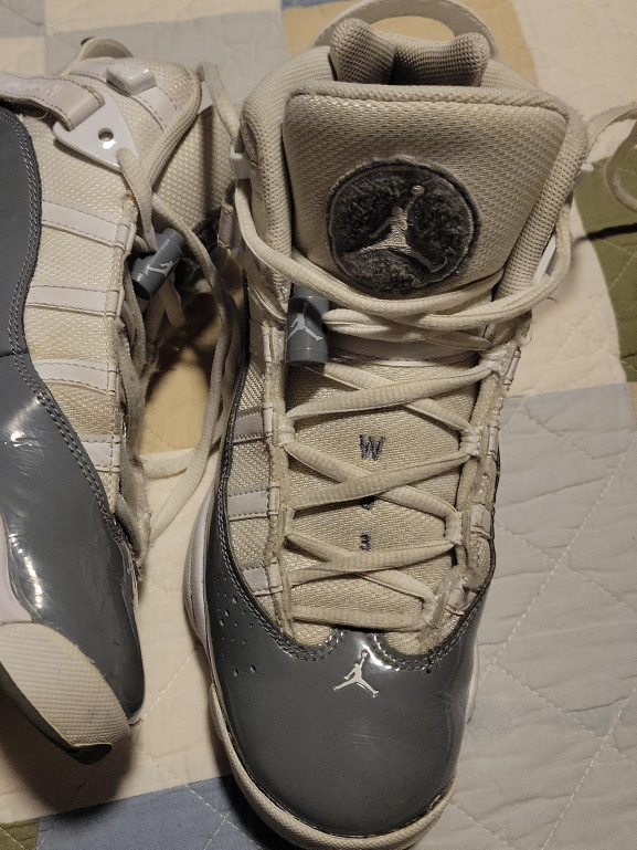 Jordan 6 Rings Gray/White thumbnail
