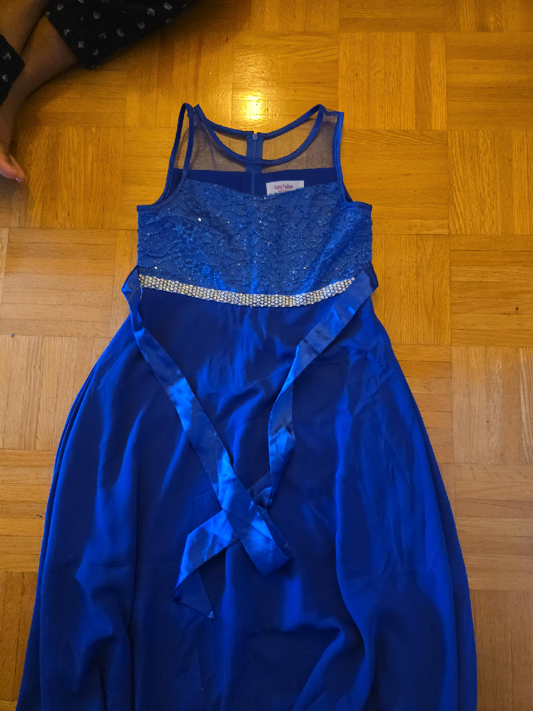 Sunny Fashion Royal Blue Dress thumbnail