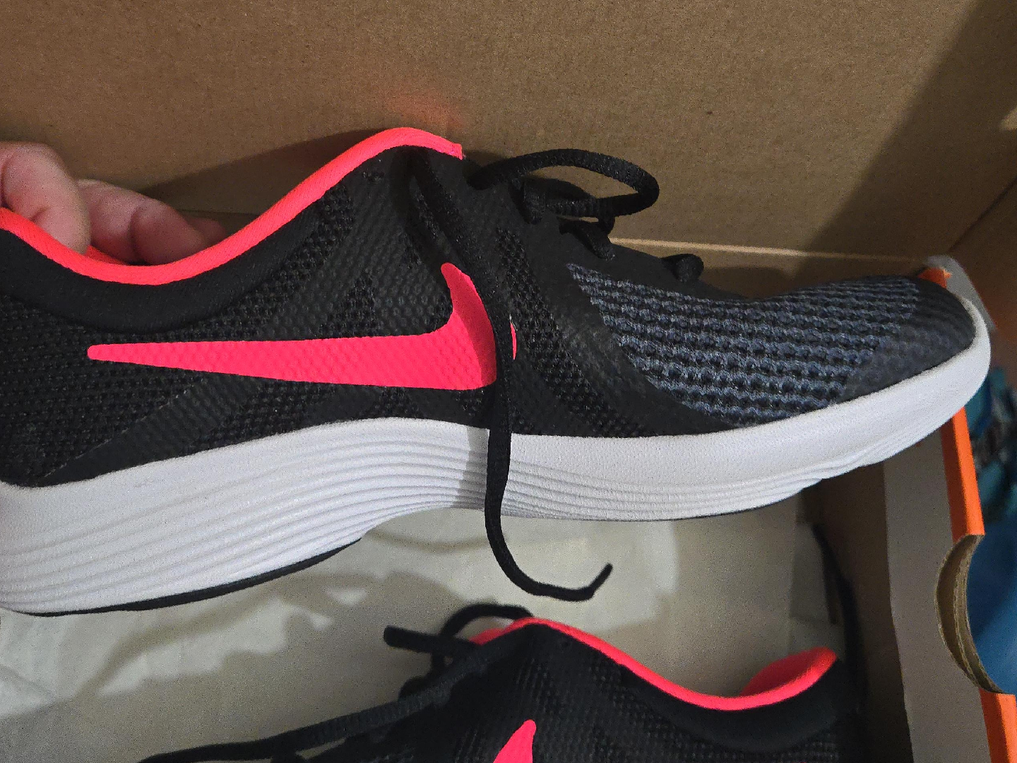 Nike Revolution 4 Running Shoes - Black/Pink