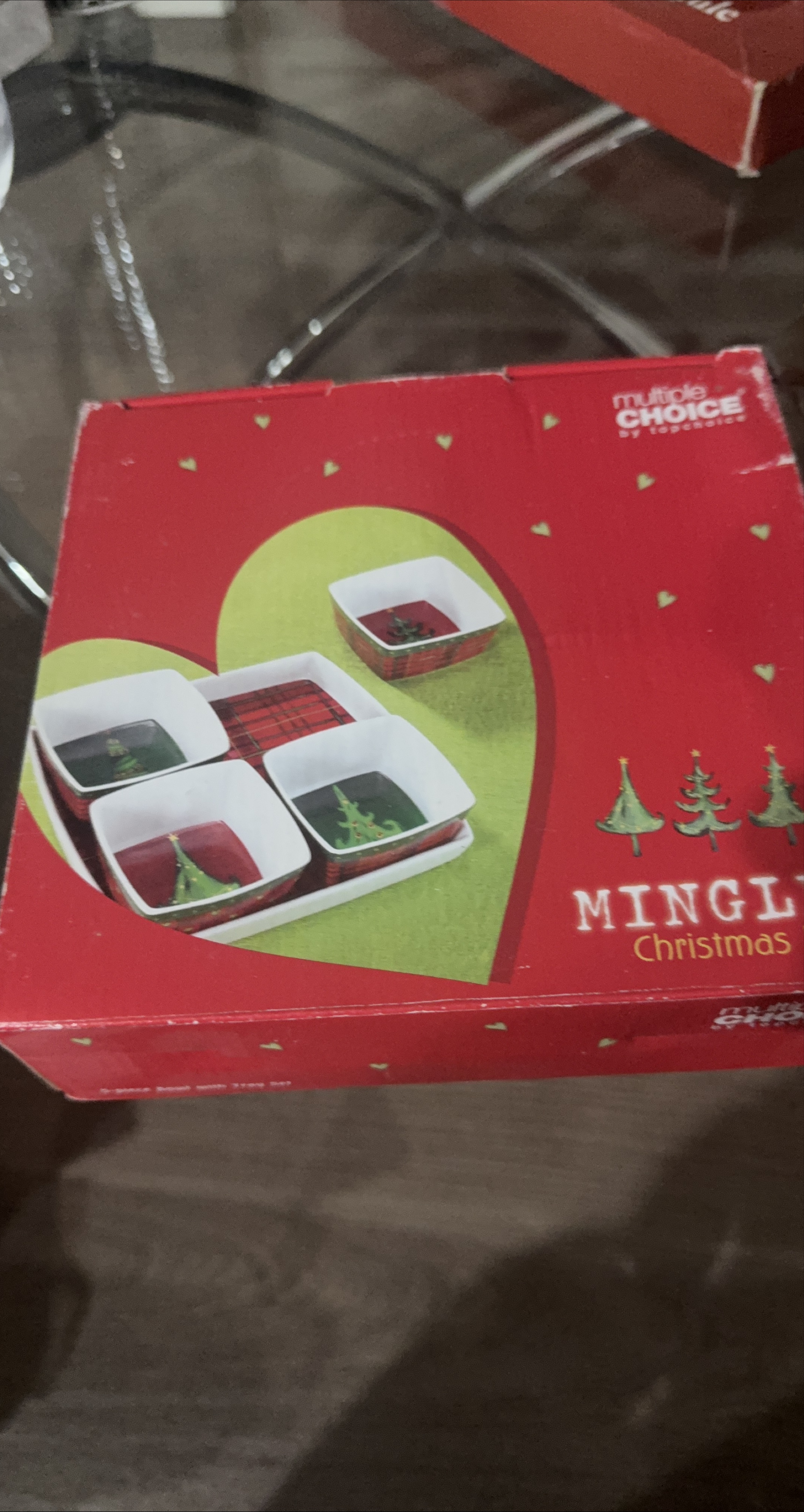 Multiple Choice Mingle Christmas Bowls Set thumbnail