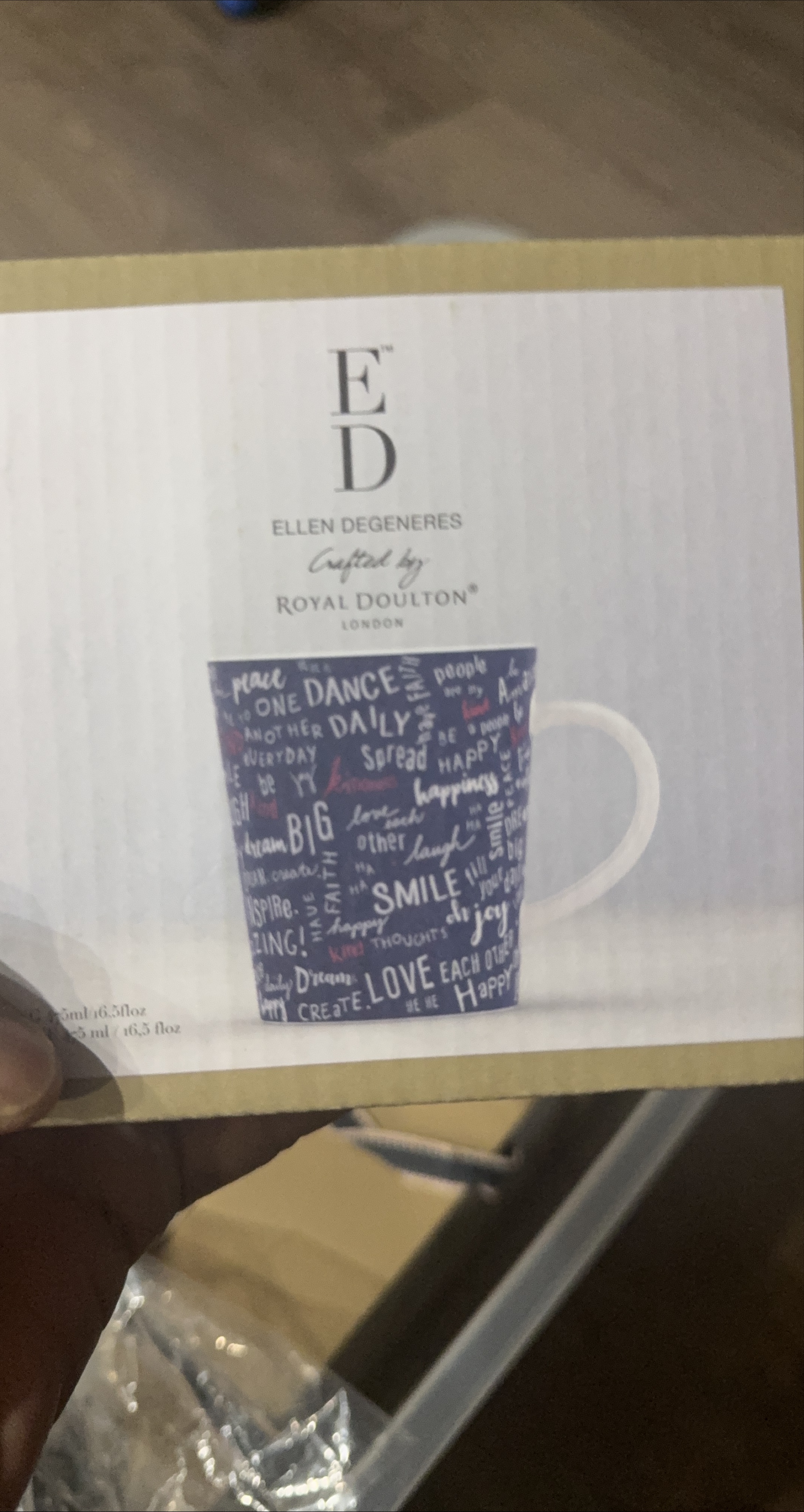 Ellen DeGeneres Royal Doulton Mug thumbnail
