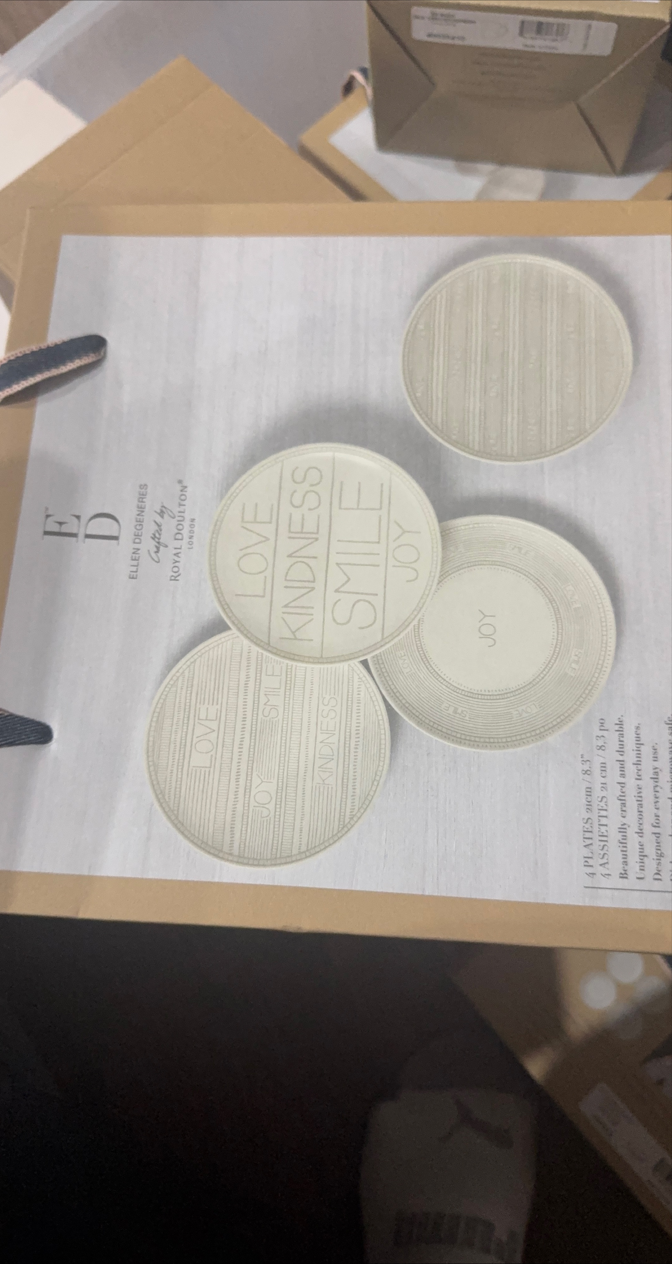 Ellen DeGeneres Royal Doulton Plates (Set of 4) thumbnail