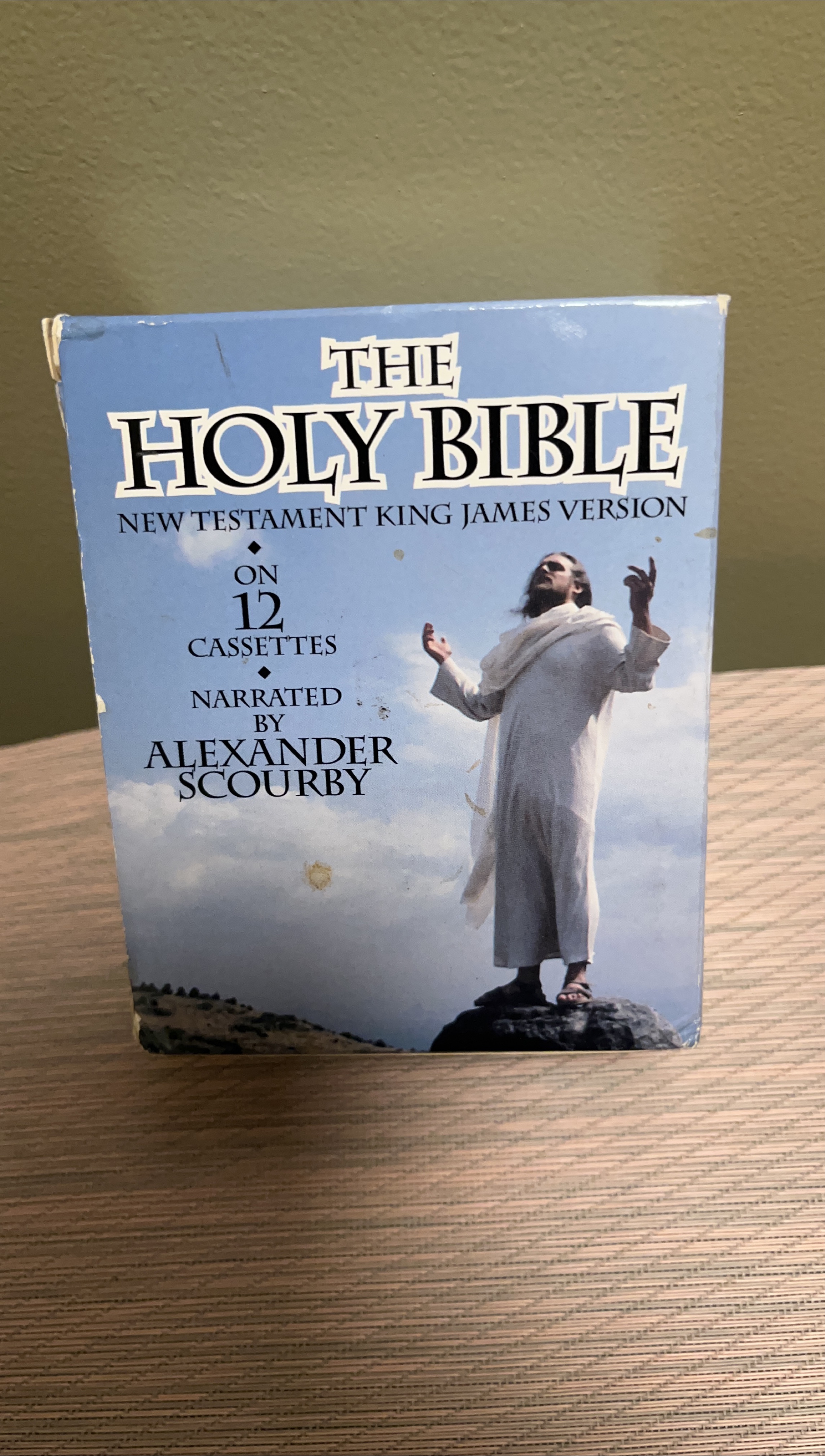 The Holy Bible New Testament King James Version on 12 Cassettes thumbnail