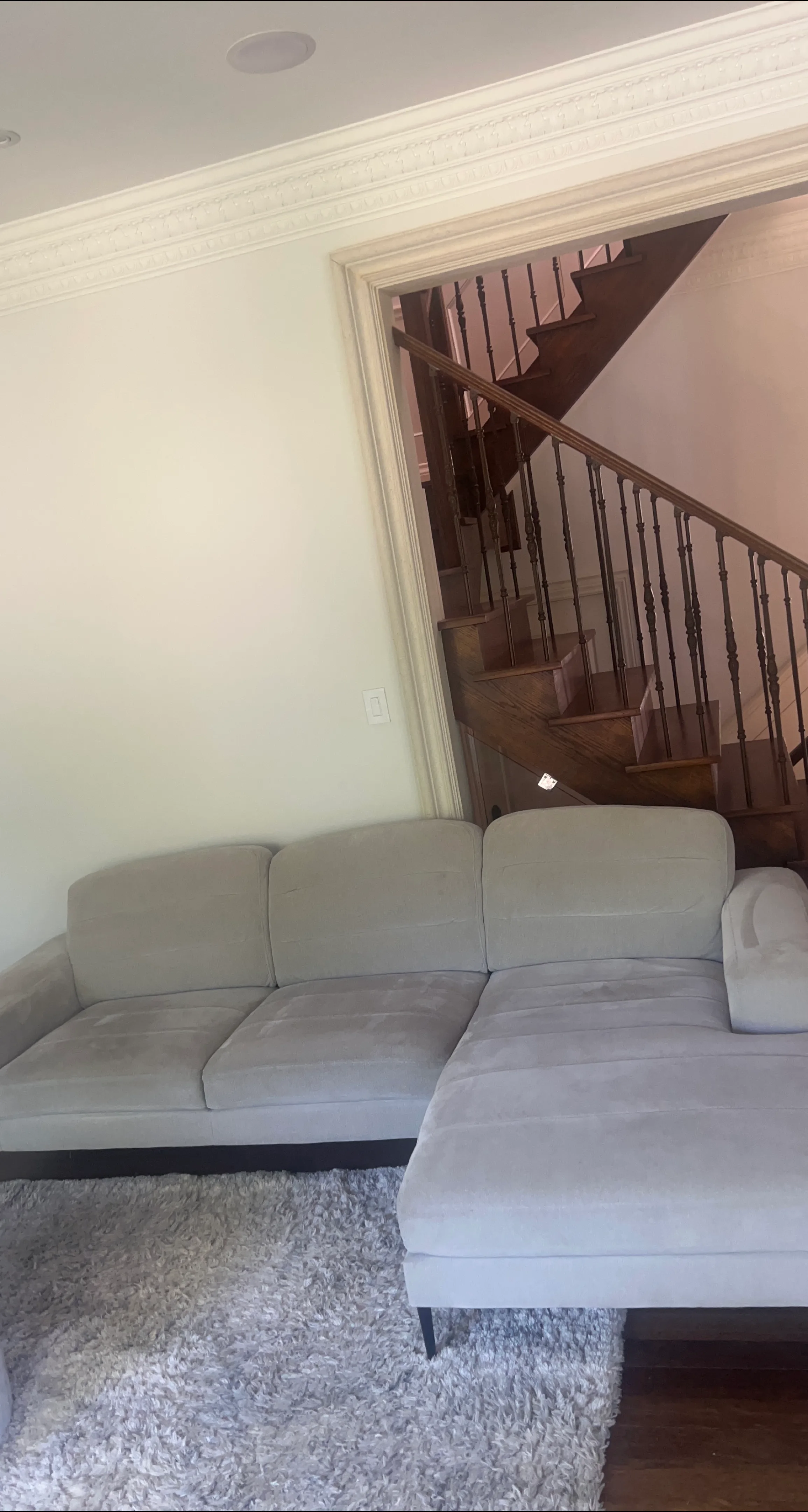 Sectional Sofa - Light Grey